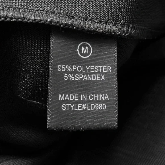 Strapless Black Ruffled Evening Dress - Picture 5 of 5